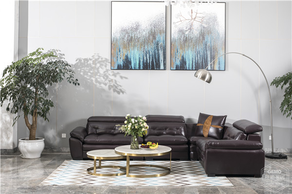 柜猫家居皮质沙发