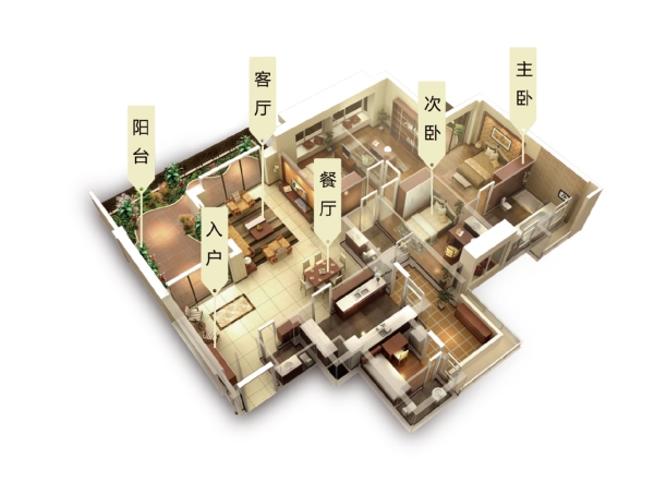 八大空间效果图