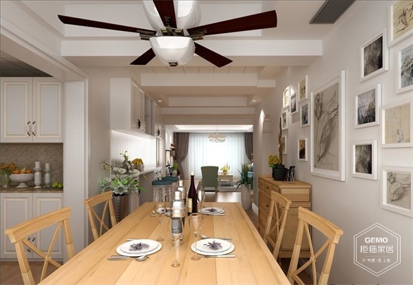 餐厅整装效果图