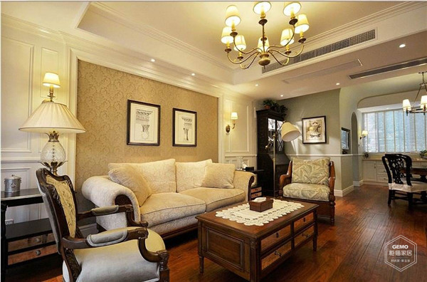 小美式客厅设计