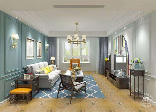 小美式客厅设计